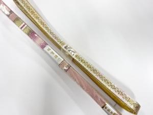 未使用品　正絹　佐賀錦　帯締め　2本セット
